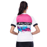 Pink Blue Mosaic Women's Cycling Short-sleeve Bike Jersey T-shirt Summer Spring Road Bike Wear Mountain Bike MTB Clothes Sports Apparel Top NO. 788 -  Cycling Apparel, Cycling Accessories | BestForCycling.com 
