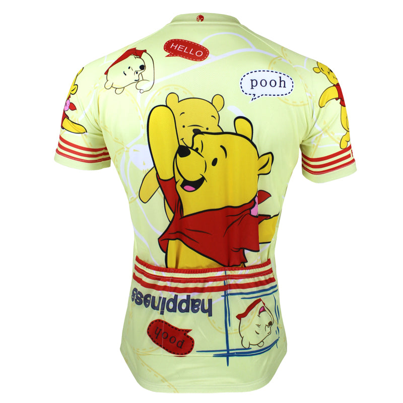 Ilpaladino Winnie the Pooh Man's Spring Summer Sportswear Short/long-sleeve Cycling Jersey Apparel Outdoor Sports Gear Leisure Biking T-shirt Cartoon World NO.97 -  Cycling Apparel, Cycling Accessories | BestForCycling.com 