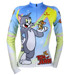 Tom And Jerry Cycling Jersey Cats and Mouses Cycling Jersey Woman's Short/Long-sleeve Bike Shirt 099 -  Cycling Apparel, Cycling Accessories | BestForCycling.com 
