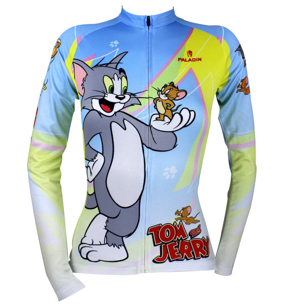 Tom And Jerry Cycling Jersey Cats and Mouses Cycling Jersey Woman's Short/Long-sleeve Bike Shirt 099 -  Cycling Apparel, Cycling Accessories | BestForCycling.com 