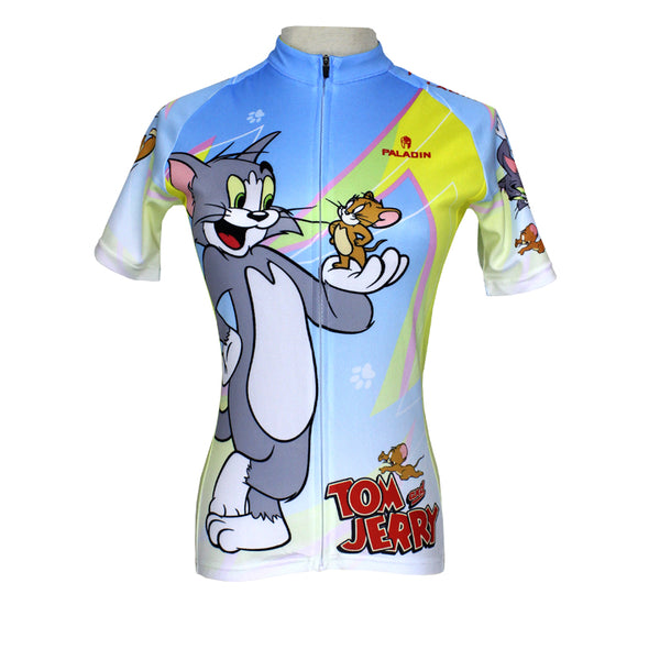 Tom And Jerry Cycling Jersey Cats and Mouses Cycling Jersey Woman's Short/Long-sleeve Bike Shirt 099 -  Cycling Apparel, Cycling Accessories | BestForCycling.com 