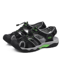 Men's Summer Cool Toe-cap Sandal Leather Thick-soled Outdoor Sports Beach Anti-skidding Wear-resisting Shoes NO. 7009 -  Cycling Apparel, Cycling Accessories | BestForCycling.com 