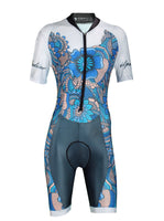 Triathlon Tri Suit - Women's Pro Short Sleeve Trisuit - Cycling jerseys Running Swimming 1014