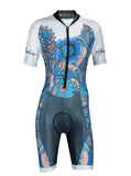 Triathlon Tri Suit - Women's Pro Short Sleeve Trisuit - Cycling jerseys Running Swimming 1014