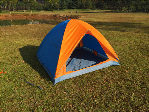 3-4 person Double-layer Two-door silver-coated UV Guard Sun Shelter Camping Cabana Beach Tent Shade Canopy Lightweight Beach Shade Canopy Outdoor Leisure Travelling Hiking -  Cycling Apparel, Cycling Accessories | BestForCycling.com 