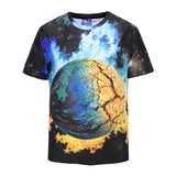 Doomsday The Crack Of Doom Mens T-shirt Graphic 3D Printed Round-collar Short Sleeve Summer Casual Cool T-Shirts Fashion Top Tees DX802007# -  Cycling Apparel, Cycling Accessories | BestForCycling.com 