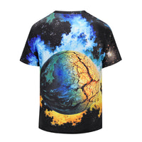 Doomsday The Crack Of Doom Mens T-shirt Graphic 3D Printed Round-collar Short Sleeve Summer Casual Cool T-Shirts Fashion Top Tees DX802007# -  Cycling Apparel, Cycling Accessories | BestForCycling.com 