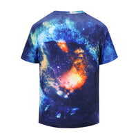 Starry Sky Men's T-shirt Graphic 3D Printed Round-collar Short Sleeve Summer Casual Cool T-Shirts Fashion Top Tees DX802003# -  Cycling Apparel, Cycling Accessories | BestForCycling.com 