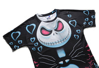 Romantic Skull Mens T-shirt Graphic 3D Printed Round-collar Short Sleeve Summer Casual Cool T-Shirts Fashion Top Tees DX803008# -  Cycling Apparel, Cycling Accessories | BestForCycling.com 