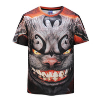 Evil Bat Bloodsucker Mens T-shirt Graphic 3D Printed Round-collar Short Sleeve Summer Casual Cool T-Shirts Fashion Top Tees DX803002# -  Cycling Apparel, Cycling Accessories | BestForCycling.com 