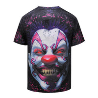 Dangerous Clown Mens T-shirt Graphic 3D Printed Round-collar Short Sleeve Summer Casual Cool T-Shirts Fashion Top Tees DX803005# -  Cycling Apparel, Cycling Accessories | BestForCycling.com 