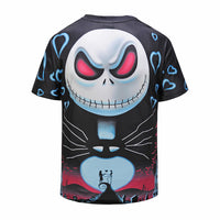Romantic Skull Mens T-shirt Graphic 3D Printed Round-collar Short Sleeve Summer Casual Cool T-Shirts Fashion Top Tees DX803008# -  Cycling Apparel, Cycling Accessories | BestForCycling.com 