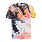 Ink Mens T-shirt Graphic 3D Printed Round-collar Short Sleeve Summer Casual Cool T-Shirts Fashion Top Tees DX805009# -  Cycling Apparel, Cycling Accessories | BestForCycling.com 