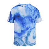 Blue Fresh Mens T-shirt Graphic 3D Printed Round-collar Short Sleeve Summer Casual Cool T-Shirts Fashion Top Tees DX805006# -  Cycling Apparel, Cycling Accessories | BestForCycling.com 