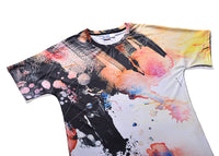 Ink Mens T-shirt Graphic 3D Printed Round-collar Short Sleeve Summer Casual Cool T-Shirts Fashion Top Tees DX805009# -  Cycling Apparel, Cycling Accessories | BestForCycling.com 