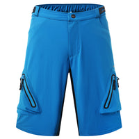 Mens Summer Quick Dry Breathable Outdoor Sports MTB Shorts Mountain Bike Biking Pants with Zip Pockets  black/blue/olive #1202B -  Cycling Apparel, Cycling Accessories | BestForCycling.com 