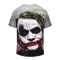 Clown WHY SO SERIOUS Mens T-shirt Graphic 3D Printed Round-collar Short Sleeve Summer Casual Cool T-Shirts Fashion Top Tees DX801005# -  Cycling Apparel, Cycling Accessories | BestForCycling.com 