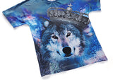 Imperial Crown Wolf Blue Mens T-shirt Graphic 3D Printed Round-collar Short Sleeve Summer Casual Cool T-Shirts Fashion Top Tees DX803020# -  Cycling Apparel, Cycling Accessories | BestForCycling.com 