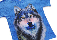 Wolf Blue Mens T-shirt Graphic 3D Printed Round-collar Short Sleeve Summer Casual Cool T-Shirts Fashion Top Tees DX803012# -  Cycling Apparel, Cycling Accessories | BestForCycling.com 