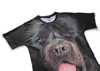 Black Dog Mens T-shirt Graphic 3D Printed Round-collar Short Sleeve Summer Casual Cool T-Shirts Fashion Top Tees DX803030# -  Cycling Apparel, Cycling Accessories | BestForCycling.com 