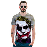 Clown WHY SO SERIOUS Mens T-shirt Graphic 3D Printed Round-collar Short Sleeve Summer Casual Cool T-Shirts Fashion Top Tees DX801005# -  Cycling Apparel, Cycling Accessories | BestForCycling.com 