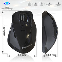 2.4G Wireless Mouse Portable Mobile Optical Mouse with USB Receiver, 5 Adjustable DPI Levels, 6 Buttons for Notebook, PC, Laptop, Computer, Macbook -  Cycling Apparel, Cycling Accessories | BestForCycling.com 