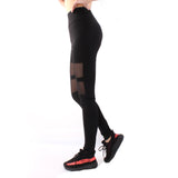 Women's Mesh Splicing High Waist Yoga Pants Power Flex Yoga Pants Tummy Control Workout Gym Yoga Capris Pants Leggings LWS03 -  Cycling Apparel, Cycling Accessories | BestForCycling.com 
