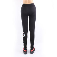 Women's Letter Print Active Fitness Quick Dry Sports Gym Yoga Workout Athletic Leggings Pants Running Tights Yoga Pants Bottom Black LK01 -  Cycling Apparel, Cycling Accessories | BestForCycling.com 