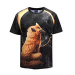 Lonely Mens T-shirt Graphic 3D Printed Round-collar Short Sleeve Summer Casual Cool T-Shirts Fashion Top Tees DX803028# -  Cycling Apparel, Cycling Accessories | BestForCycling.com 