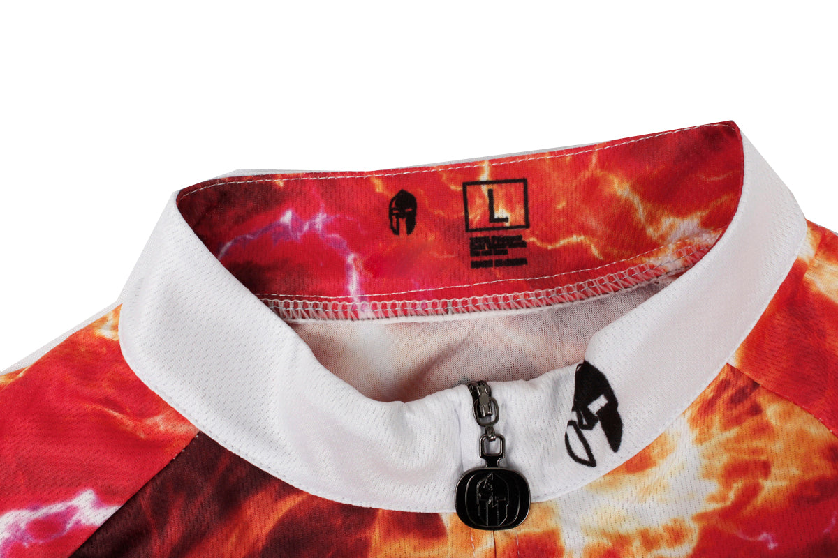 Ilpaladino Thunderstorm Flashing Lightning Storm Natural Phenomenon Red Cycling Short-sleeve Suit /Jersey Exercise Bicycling Pro Cycle Clothing Racing Apparel Outdoor Sports Leisure Biking Shirts Team Kit NO.624 -  Cycling Apparel, Cycling Accessories | BestForCycling.com 