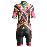 Women Triathlon Suit One-Piece Short Sleeve Compression Quick Dry Tri Suits for Running Cycling Swimming 1005