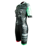 Triathlon Tri Suit - Women Short Sleeve Trisuit 1004