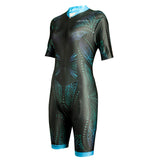 Women's Triathlon Suit Compression Padded Trisuit Swimming Cycling Running 1000