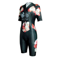 Triathlon Suits Trisuit Women, Premium Anti-Friction Padded Running Swimming Cycling 998