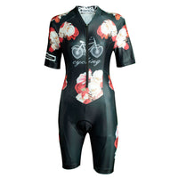 Triathlon Suits Trisuit Women, Premium Anti-Friction Padded Running Swimming Cycling 998
