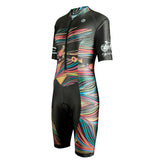 Womens Premium Padded Triathlon Tri Suit Compression Cycling Running Swimming Cycling Skin Suit 1006
