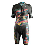 Womens Premium Padded Triathlon Tri Suit Compression Cycling Running Swimming Cycling Skin Suit 1006
