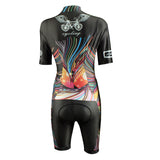 Womens Premium Padded Triathlon Tri Suit Compression Cycling Running Swimming Cycling Skin Suit 1006