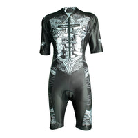 Women's Triathlon Suit One-Piece Sleeve Compression Quick Dry Tri Suits for Running Cycling Swimming 1013