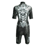 Women's Triathlon Suit One-Piece Sleeve Compression Quick Dry Tri Suits for Running Cycling Swimming 1013