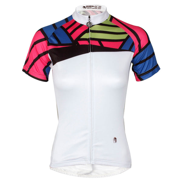 Ilpaladino Colorful Shoulder Women's Short-sleeve Cycling Jerseys Summer Pro Cycle Clothing Racing Apparel Outdoor Sports Leisure Biking shirt NO. 778 -  Cycling Apparel, Cycling Accessories | BestForCycling.com 