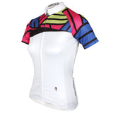 Ilpaladino Colorful Shoulder Women's Short-sleeve Cycling Jerseys Summer Pro Cycle Clothing Racing Apparel Outdoor Sports Leisure Biking shirt NO. 778 -  Cycling Apparel, Cycling Accessories | BestForCycling.com 