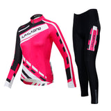 ILPALADINO Women’s Long Sleeves Cycling Clothing Suits with Tights Spring Autumn Pro Cycle Clothing Racing Apparel Outdoor Sports Leisure Biking NO.768 -  Cycling Apparel, Cycling Accessories | BestForCycling.com 