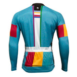 Men's  Comfortable Breathable Long-sleeve Blue Cycling Jersey Outdoor Sportswear Leisure Biking Shirt Fall/Autumn Bicycle clothing NO.763 -  Cycling Apparel, Cycling Accessories | BestForCycling.com 
