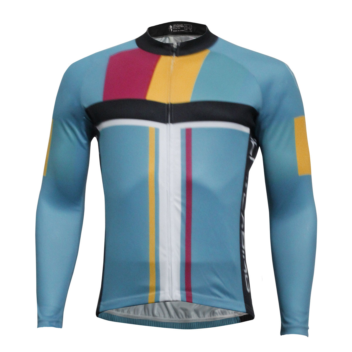 Men's  Comfortable Breathable Long-sleeve Blue Cycling Jersey Outdoor Sportswear Leisure Biking Shirt Fall/Autumn Bicycle clothing NO.763 -  Cycling Apparel, Cycling Accessories | BestForCycling.com 