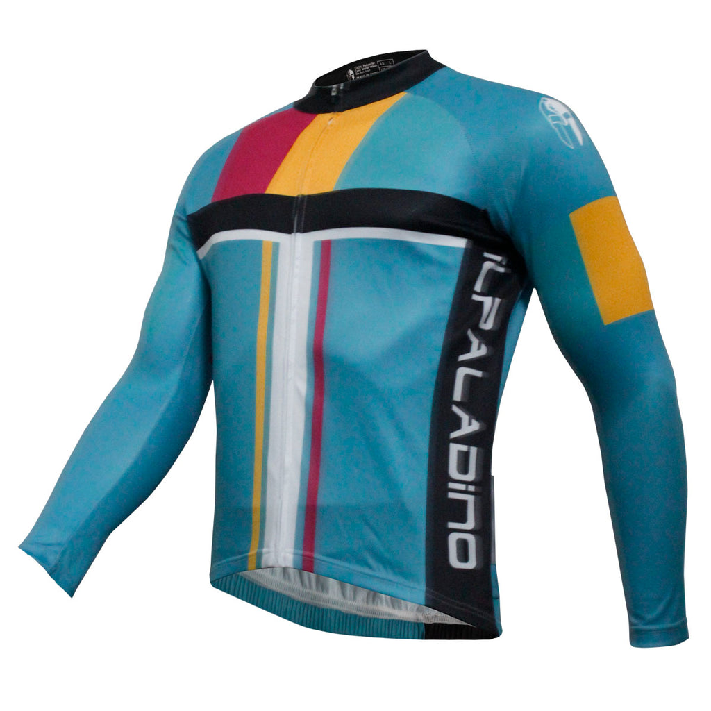 Men's  Comfortable Breathable Long-sleeve Blue Cycling Jersey Outdoor Sportswear Leisure Biking Shirt Fall/Autumn Bicycle clothing NO.763 -  Cycling Apparel, Cycling Accessories | BestForCycling.com 