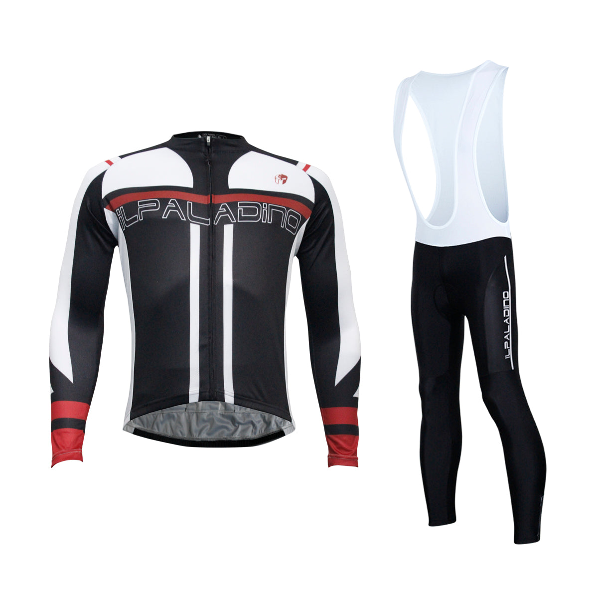 ILPALADINO Men's Cycling Long-sleeved Jersey Spring Autumn Cycling Suit Cycling Bib tight Trouser Black and White Sportswear Apparel Outdoor Sports Gear Leisure Biking T-shirt Team Kit NO.771 -  Cycling Apparel, Cycling Accessories | BestForCycling.com 