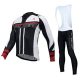 ILPALADINO Men's Cycling Long-sleeved Jersey Spring Autumn Cycling Suit Cycling Bib tight Trouser Black and White Sportswear Apparel Outdoor Sports Gear Leisure Biking T-shirt Team Kit NO.771 -  Cycling Apparel, Cycling Accessories | BestForCycling.com 