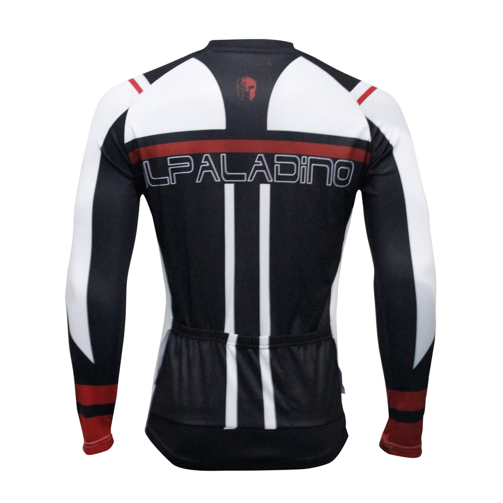 ILPALADINO Men's Cycling Long-sleeved Jersey Spring Autumn Cycling Suit Cycling Bib tight Trouser Black and White Sportswear Apparel Outdoor Sports Gear Leisure Biking T-shirt Team Kit NO.771 -  Cycling Apparel, Cycling Accessories | BestForCycling.com 