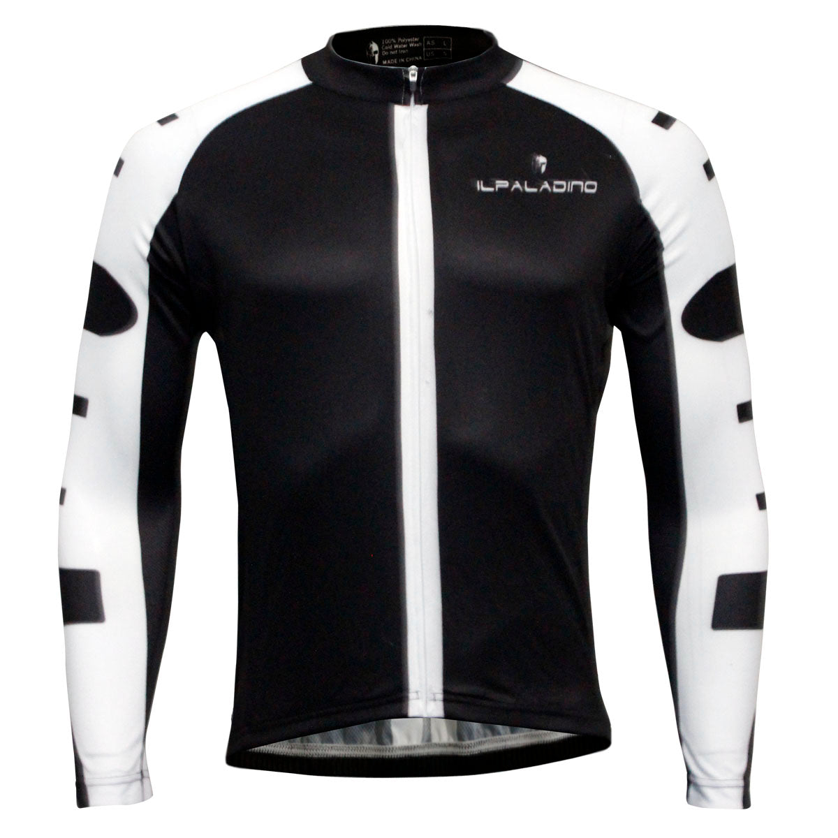 ILPALADINO Men's Breathable Long-sleeve White Cycling Jersey with Black-strip Outdoor Leisure Sport Biking Shirt Spring Fall/Autumn Bicycle Sportswear Clothing NO.773 -  Cycling Apparel, Cycling Accessories | BestForCycling.com 